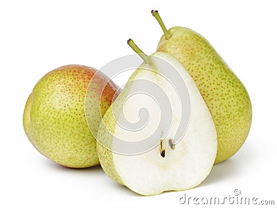 Ripe forelle pears Stock Photo