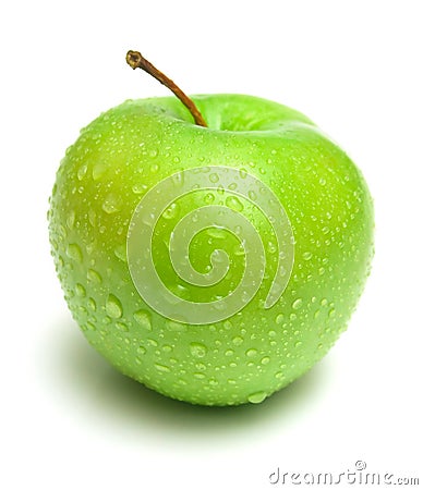 Ripe juicy apple Stock Photo