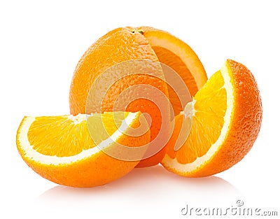 Ripe oranges Stock Photo