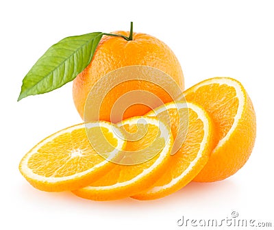 Ripe oranges Stock Photo