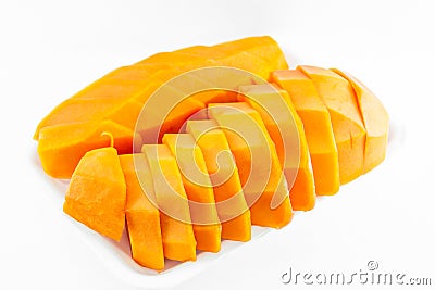 Ripe papaya fruit Stock Photo