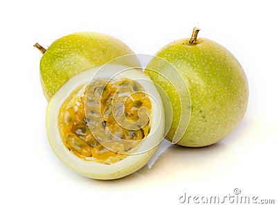 Ripe passion fruit Stock Photo