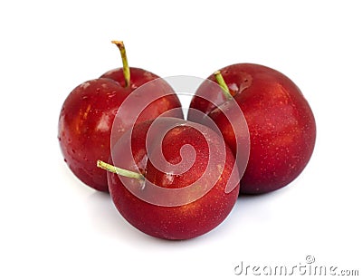 Ripe plums. Stock Photo