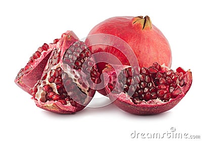 Ripe pomegranate Stock Photo