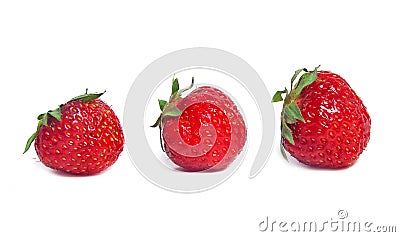 Ripe strawberries Stock Photo