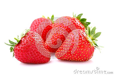 Ripe strawberry Stock Photo