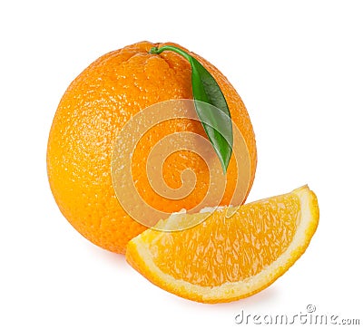 Ripe sweet orange Stock Photo