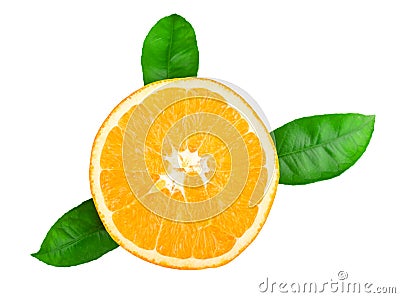 Ripe tasty orange Stock Photo