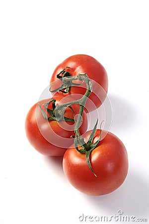 Ripe tomatoes Stock Photo