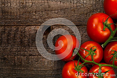 Ripe tomatoes Stock Photo