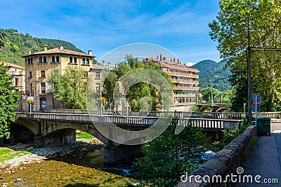 Ripoll town in Catalonia, Spain. Editorial Stock Photo