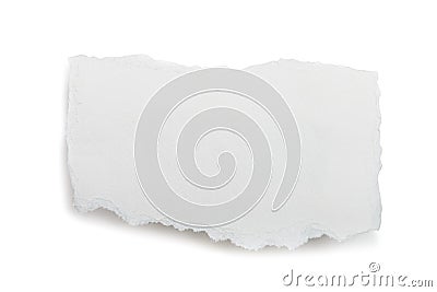 Ripped piece of paper Stock Photo