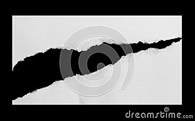 Ripped and Torn paper Stock Photo