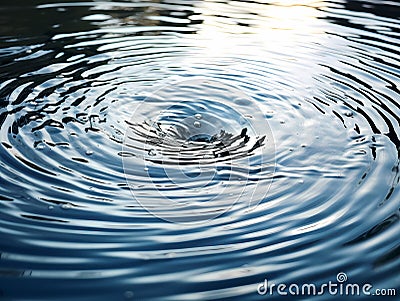 Ripple Ripples In Water Stock Photo