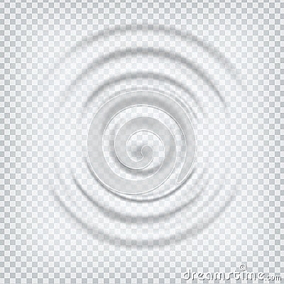 Ripple Splash Water Waves Surface From Drop Vector Vector Illustration