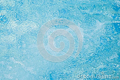 Ripple water in swimming pool sun reflection Stock Photo