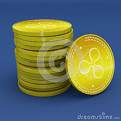 Ripple, xrp, cryptocurrency, e-money, virtual currency, transitions Editorial Stock Photo