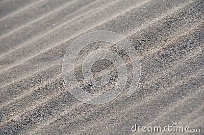 Rippled sand pattern Stock Photo