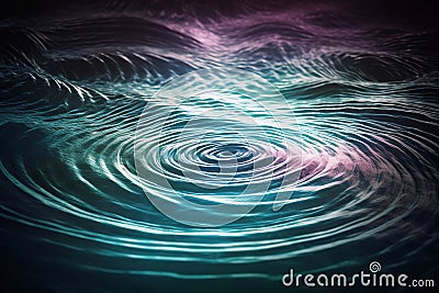 Ripples of energy. Psychic waves. Medium distorting the air. Their intuitive abilities tap into kinetic etheric frequencies beyond Stock Photo