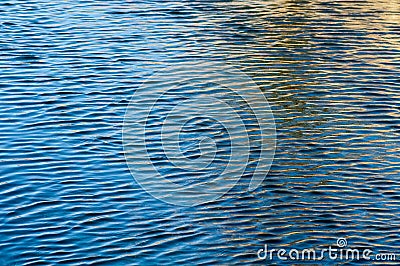 Ripples on water surface Stock Photo