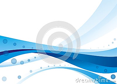 Ripples of water wave lines Vector Illustration