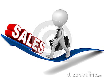 Increase sales Stock Photo