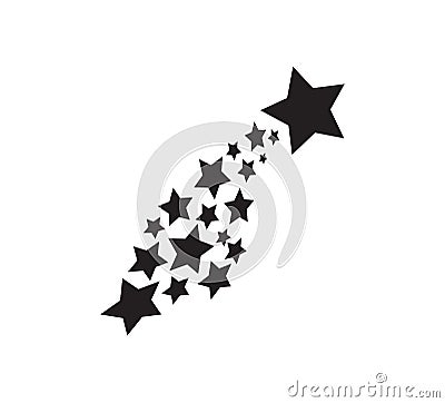 Rising star Vector Illustration