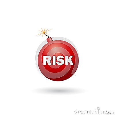 Risk. Vector Illustration