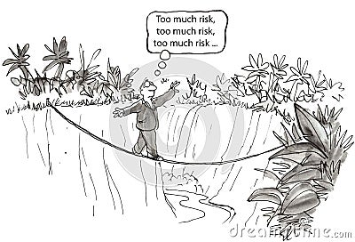 Risk averse Stock Photo