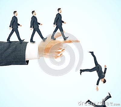 Risk and failure concept Stock Photo