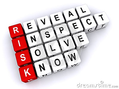 Risk illustration Stock Photo