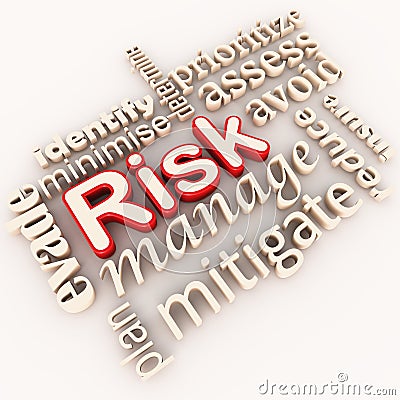 Risk management Stock Photo