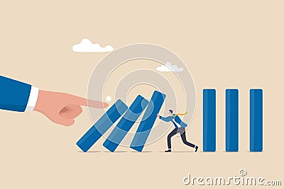 Risk management, control danger, lost or damage from crisis or accident, management and investment strategy, assessment level Vector Illustration