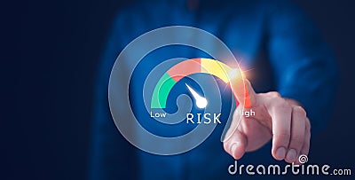 Risk management is the process of identifying, assessing, and mitigating risks to minimize future occurrences, ensuring Stock Photo