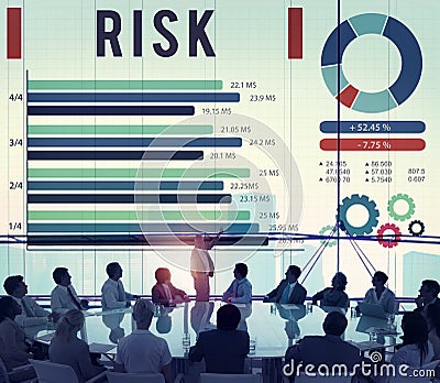 Risk Management Unsteady Safety Security Concept Stock Photo