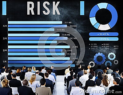 Risk Management Unsteady Safety Security Concept Stock Photo