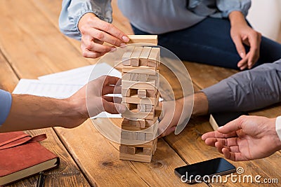 Risk and strategy in business Stock Photo