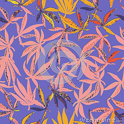 Riso graph style seamless pattern Vector Illustration
