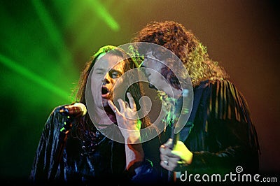 Ritchie Blackmore`s Rainbow , Doogie White and Ritchie Blackmore Editorial Stock Photo