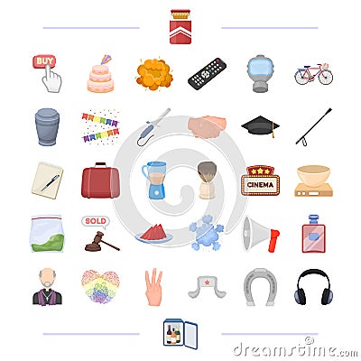 Ritual, travel, holiday and other web icon in cartoon style.war, weapons, cooking icons in set collection. Vector Illustration