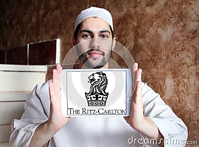 The Ritz-Carlton hotels logo Editorial Stock Photo