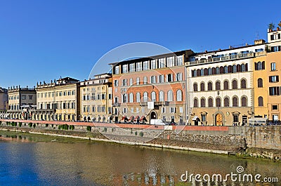 River Arno Stock Photo