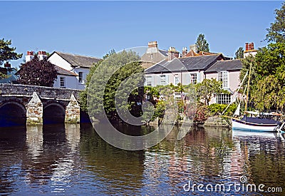 The River Avon Christchurch Dorset Editorial Stock Photo