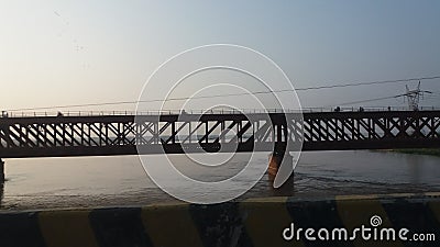 River chenab Bridge view Stock Photo