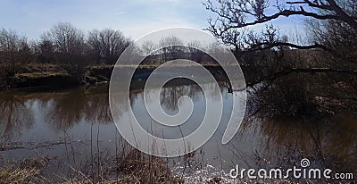 River at Crookham, Northumberland, England. UK Stock Photo