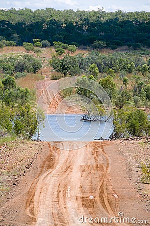 River crossing, Gibb River Road, Western Australia Stock Photo