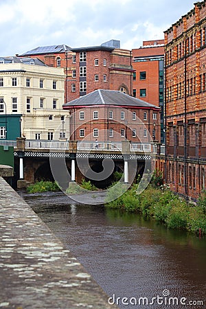 River Don in Sheffield UK Stock Photo