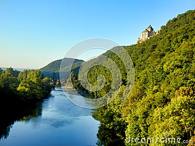 River Dordogne Stock Photo