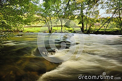 River Duddon waters, Cumbria Stock Photo