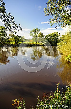 River Eden, Cumbria Stock Photo